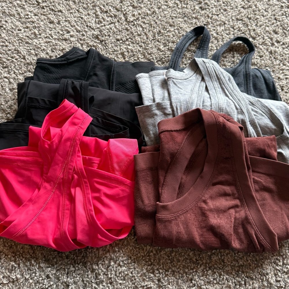 lululemon Women's Tank Tops - 6 tanks
